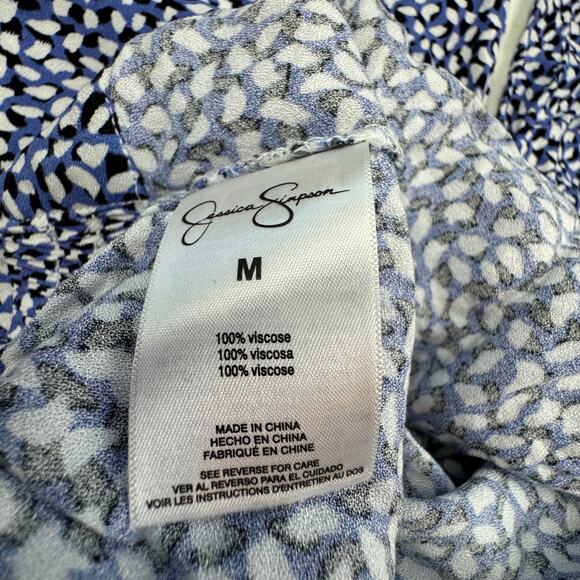 Jessica Simpson Abstract Lightweight Pull On Wide Leg Pants Women's Size Medium - Picture 5 of 7